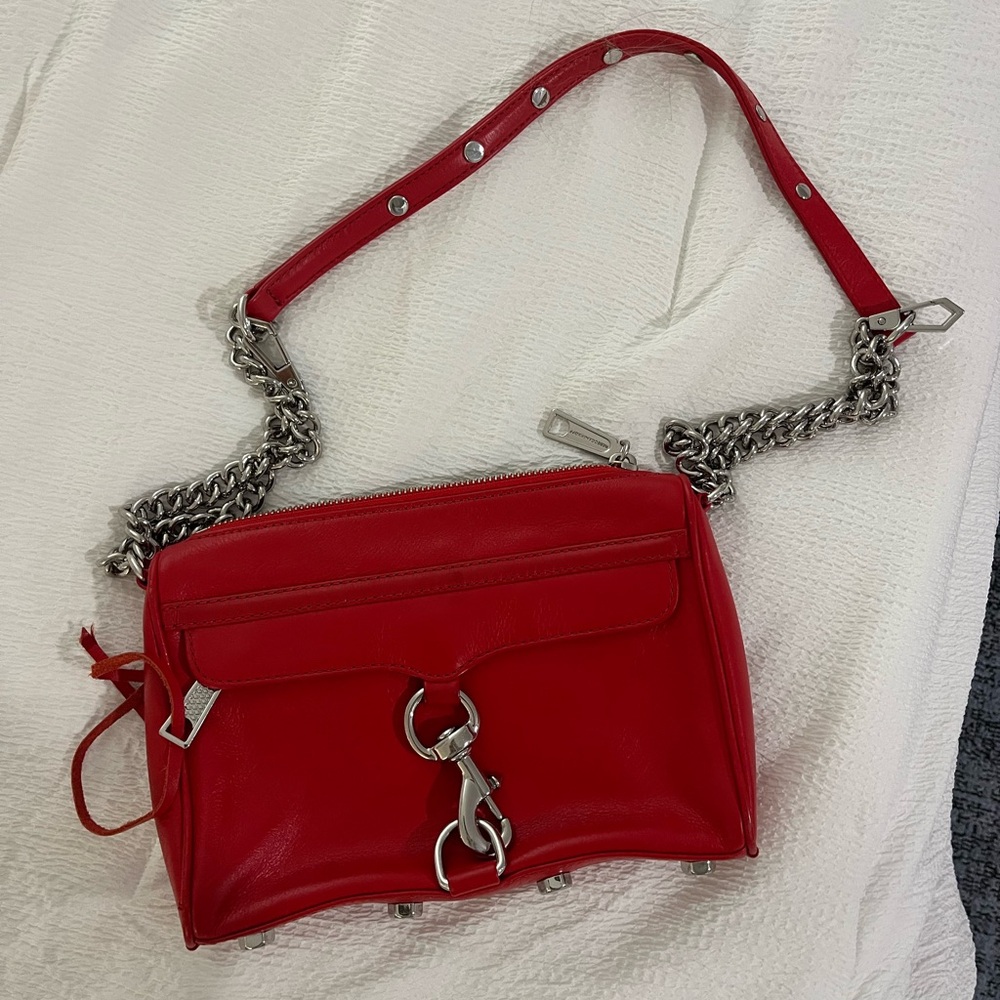 Rebecca Minkoff Red Leather Crossbody Bag